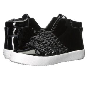 New Kendall + Kylie Black Chain Link Sneakers
